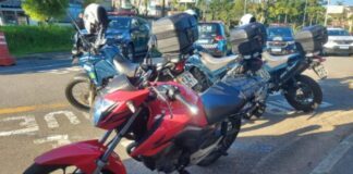 GCM de Santo André recupera moto furtada durante patrulha na Avenida Itamarati