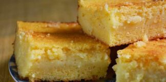 Aprenda a fazer um delicioso e prático bolo de fubá cremoso