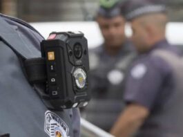 Policial Militar com câmera no uniforme - Divulgação