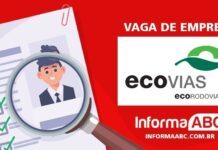 Vaga de Emprego na Ecovias