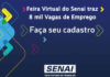 Feira virtual do Senai traz 8 mil vagas de emprego em todo o país