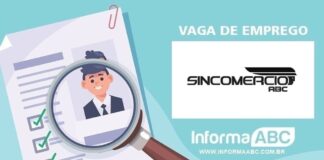 Vaga de Emprego no Sincomércio ABC