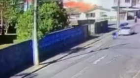 Ladrão é atropelado após roubo