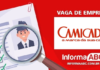 Camicado abre vaga de emprego