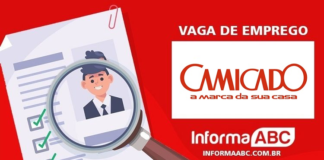 Camicado abre vaga de emprego