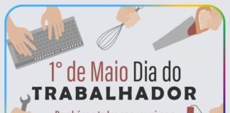 1 de Maio Feliz Dia do Trabalho