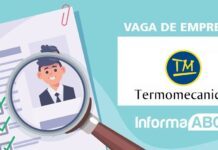 Termomecânica abre vaga de emprego