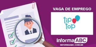 Tip Top abre oportunidade de emprego