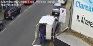 COI flagra furto de carga no Centro de Santo André e homem é preso