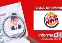 Primeiro emprego? Burger King abre vagas de Jovem Aprendiz