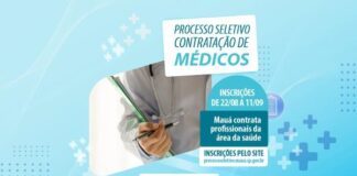 Prefeitura de Mauá promove novo processo seletivo para contratação de médicos