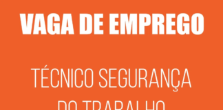 Vaga de Emprego de Técnico de Segurança do Trabalho