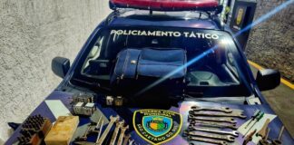 Guarda Civil Municipal prende homem por furto de ferramentas em empresa no Bairro Fundação