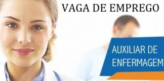 Vaga de Auxiliar Enfermagem