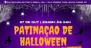 Halloween no Atrium Shopping tem patinação a meia-noite