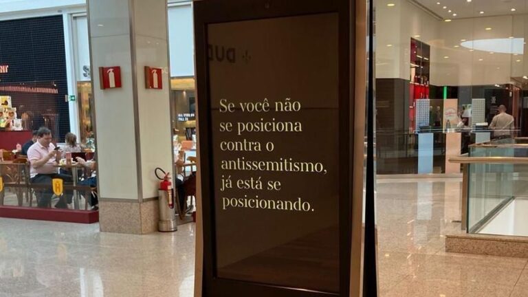 Campanha contra o dio a judeus espalha painis em 24 shoppings pelo Brasil campanha-contra-o-dio-a-judeus-espalha-painis-em-24-shoppings-pelo-brasil