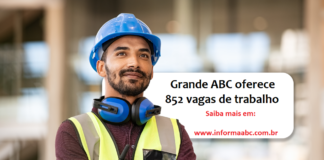 Grande ABC oferece 852 vagas de trabalho na semana
