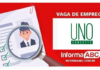 Vaga de Emprego no UNO Concetto