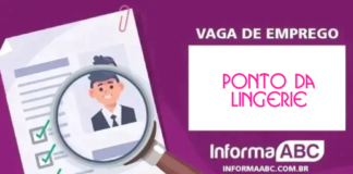 Ponto da Lingerie abre vaga de emprego