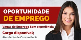 Vaga de Emprego de Atendente de Conveniência