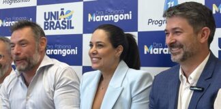 Eduardo Leite oficializa candidatura de Fabiana Marangoni como vice em Santo André