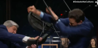 Datena agride Pablo Marçal ao vivo durante debate eleitoral em São Paulo