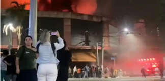 Incêndio no Rei do Real desvia linhas de ônibus em Santo André nesta segunda (2)