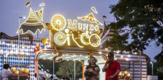 O Mundo do Circo estreia temporada de Natal com Papai Noel gigante