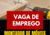 Vaga de Emprego de Montador de Móveis (Sem Experiência)