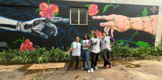 Alunos do ABC do Projeto Jovens Caminhos levam o Grafite à USP