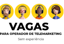Vaga de Operador de telemarketing