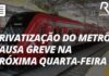 Greve da CPTM: sindicato dos ferroviários marca paralisação para a próxima semana
