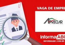 Apreciar Alimentação contrata Auxiliar de Serviços Gerais